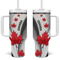 Canada Maple Leaf Tumbler With Handle Unique Style