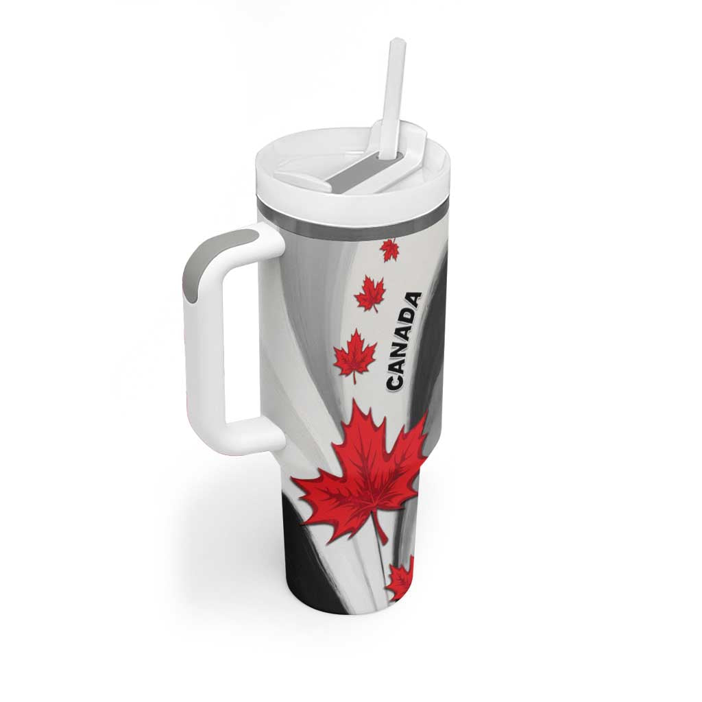 Canada Maple Leaf Tumbler With Handle Unique Style