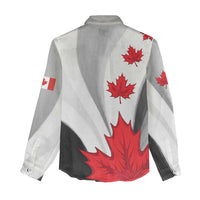 Canada Maple Leaf Women Casual Shirt Unique Style
