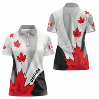 Canada Maple Leaf Women Polo Shirt Unique Style