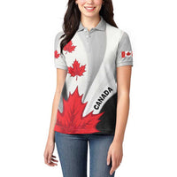 Canada Maple Leaf Women Polo Shirt Unique Style