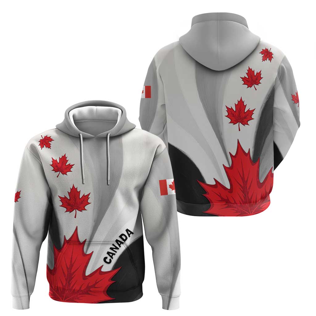 Canada Maple Leaf Zip Hoodie Unique Style