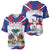 Personalized Haiti Heritage Month Baseball Jersey Negre Marron With Hibiscus