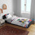 Haiti Heritage Month Bedding Set Negre Marron With Hibiscus