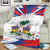 Haiti Heritage Month Blanket Negre Marron With Hibiscus