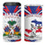 Personalized Haiti Heritage Month 4 in 1 Can Cooler Tumbler Negre Marron With Hibiscus