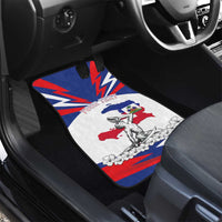 Haiti Heritage Month Car Mats Negre Marron With Hibiscus