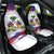 Haiti Heritage Month Car Seat Cover Negre Marron With Hibiscus