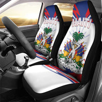 Haiti Heritage Month Car Seat Cover Negre Marron With Hibiscus