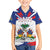 Personalized Haiti Heritage Month Family Matching Off Shoulder Short Dress and Hawaiian Shirt Negre Marron With Hibiscus