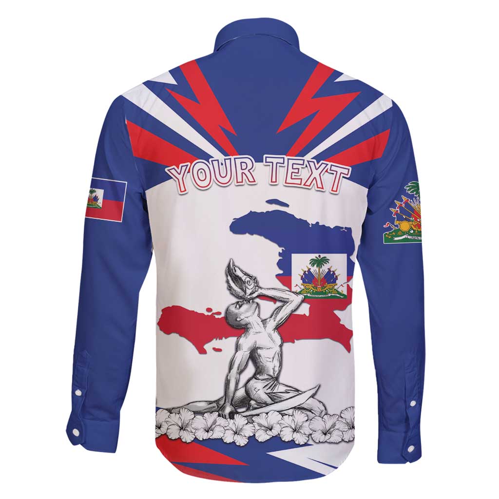 Personalized Haiti Heritage Month Family Matching Puletasi and Hawaiian Shirt Negre Marron With Hibiscus