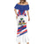 Personalized Haiti Heritage Month Mermaid Dress Negre Marron With Hibiscus