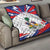 Haiti Heritage Month Quilt Negre Marron With Hibiscus