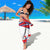 Haiti Heritage Month Sarong Negre Marron With Hibiscus