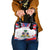 Haiti Heritage Month Shoulder Handbag Negre Marron With Hibiscus