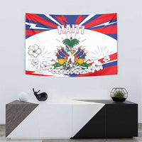 Haiti Heritage Month Tapestry Negre Marron With Hibiscus