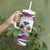 Personalized Haiti Heritage Month Tumbler With Handle Negre Marron With Hibiscus