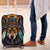 Native American Wolf Luggage Cover Abstract Geometric Style