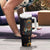 Native American Wolf Tumbler With Handle Abstract Geometric Style