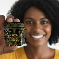 Egypt The Lotus AirPods Case Gold Bloom Hieroglyphic Patterns