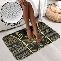Egypt The Lotus Bathroom Set Gold Bloom Hieroglyphic Patterns