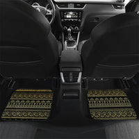 Egypt The Lotus Car Mats Gold Bloom Hieroglyphic Patterns
