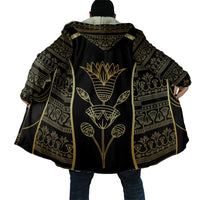 Egypt The Lotus Cloak Gold Bloom Hieroglyphic Patterns