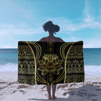 Egypt The Lotus Sarong Gold Bloom Hieroglyphic Patterns