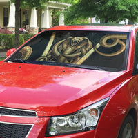 Egypt Uraeus Auto Sun Shade Gold Cobra Luxury Style