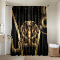 Egypt Uraeus Bathroom Set Gold Cobra Luxury Style