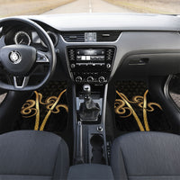 Egypt Uraeus Car Mats Gold Cobra Luxury Style