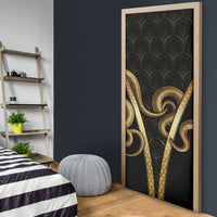 Egypt Uraeus Door Cover Gold Cobra Luxury Style