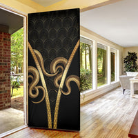 Egypt Uraeus Door Cover Gold Cobra Luxury Style