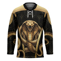 Egypt Uraeus Hockey Jersey Gold Cobra Luxury Style