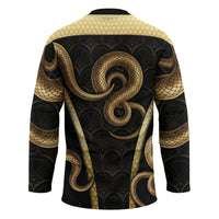 Egypt Uraeus Hockey Jersey Gold Cobra Luxury Style