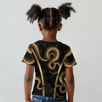 Egypt Uraeus Kid T shirt Gold Cobra Luxury Style