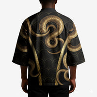 Egypt Uraeus Kimono Gold Cobra Luxury Style