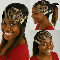 Egypt Uraeus Neck Gaiter Gold Cobra Luxury Style