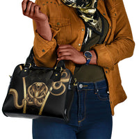 Egypt Uraeus Shoulder Handbag Gold Cobra Luxury Style