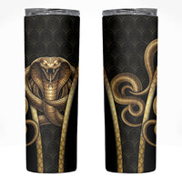 Egypt Uraeus Skinny Tumbler Gold Cobra Luxury Style