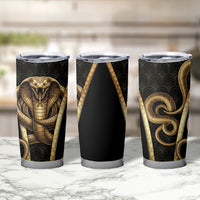 Egypt Uraeus Tumbler Cup Gold Cobra Luxury Style