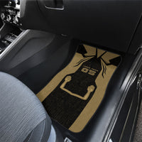 Custom Egypt KA Car Mats Gold Symbol Hieroglyphic Texture