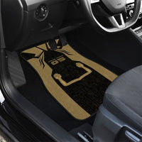 Custom Egypt KA Car Mats Gold Symbol Hieroglyphic Texture