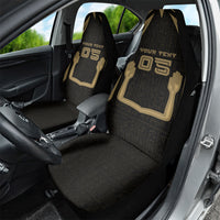 Custom Egypt KA Car Seat Cover Gold Symbol Hieroglyphic Texture