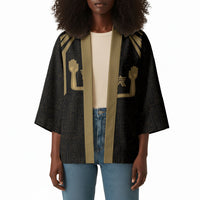 Custom Egypt KA Kimono Gold Symbol Hieroglyphic Texture