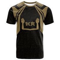 Custom Egypt KA T shirt Gold Symbol Hieroglyphic Texture