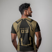 Custom Egypt KA T shirt Gold Symbol Hieroglyphic Texture