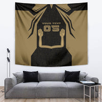 Custom Egypt KA Tapestry Gold Symbol Hieroglyphic Texture