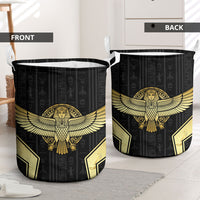 Egypt BA Laundry Basket Winged Pharaoh Hieroglyphic Patterns