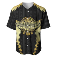 Egypt BA Baseball Jersey Winged Pharaoh Hieroglyphic Patterns